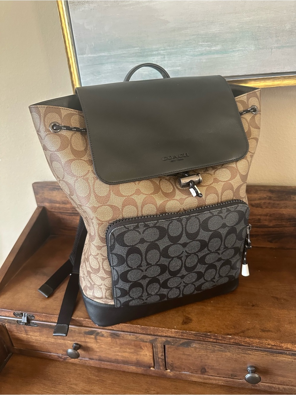 Coach $598 MSRP Sullivan Signature Canvas Backpack